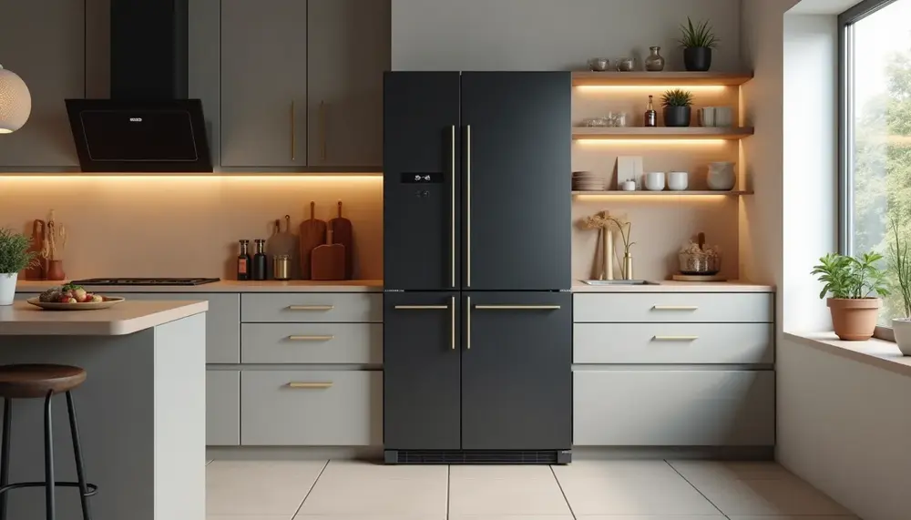 Die stylische kühl gefrierkombination dunkelgrau: Ein Trend für moderne Küchen