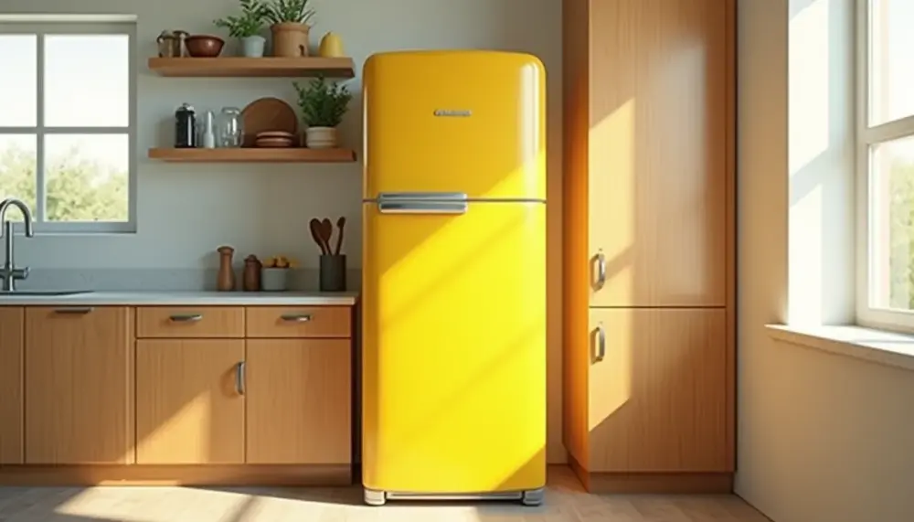 kuehl-gefrierkombination-gelb-ein-farbtupfer-in-ihrer-kueche
